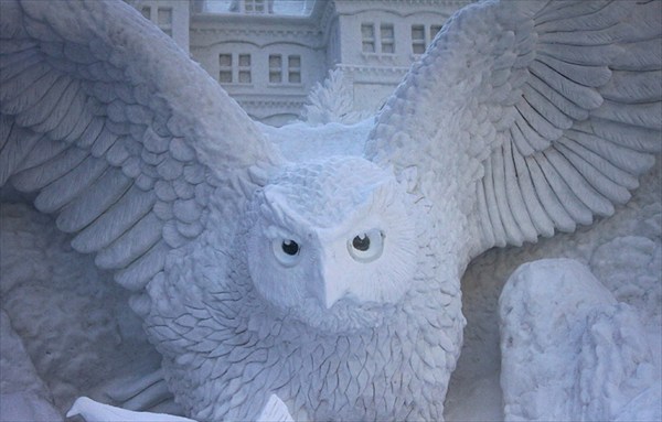 Саппоро фестиваль снежных скульптур 4